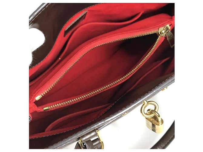 Borsa Tote Louis Vuitton Damier Rivoli MM Marrone - vista 11