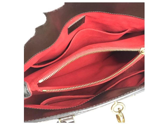 Borsa Tote Louis Vuitton Damier Rivoli MM Marrone - vista 12