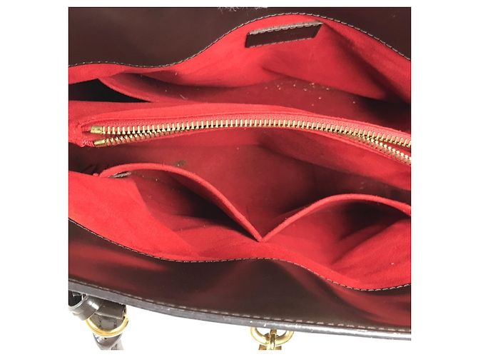 Borsa Tote Louis Vuitton Damier Rivoli MM Marrone - vista 14