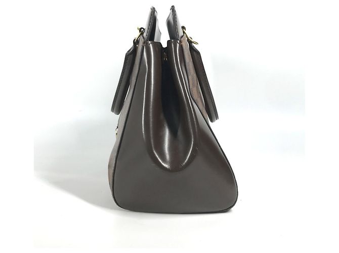 Borsa Tote Louis Vuitton Damier Rivoli MM Marrone - vista 2