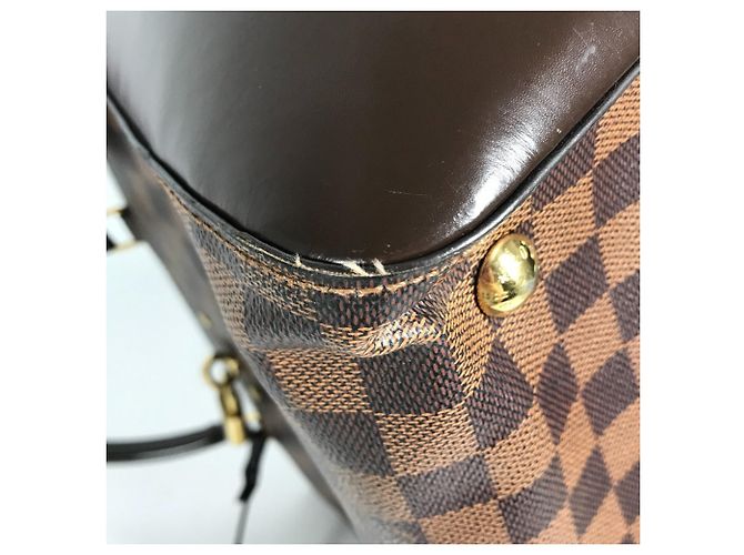 Borsa Tote Louis Vuitton Damier Rivoli MM Marrone - vista 6
