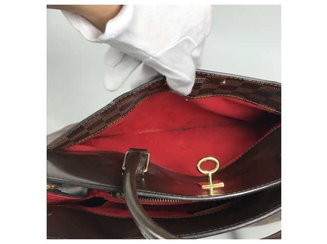 Borsa Tote Louis Vuitton Damier Rivoli MM Marrone - vista 8