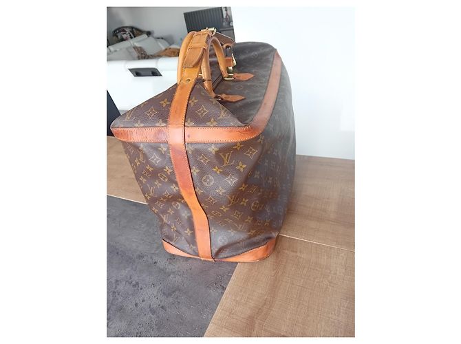 Borsa da viaggio Louis Vuitton Cruiser Marrone Scuro Pelle - vista 4
