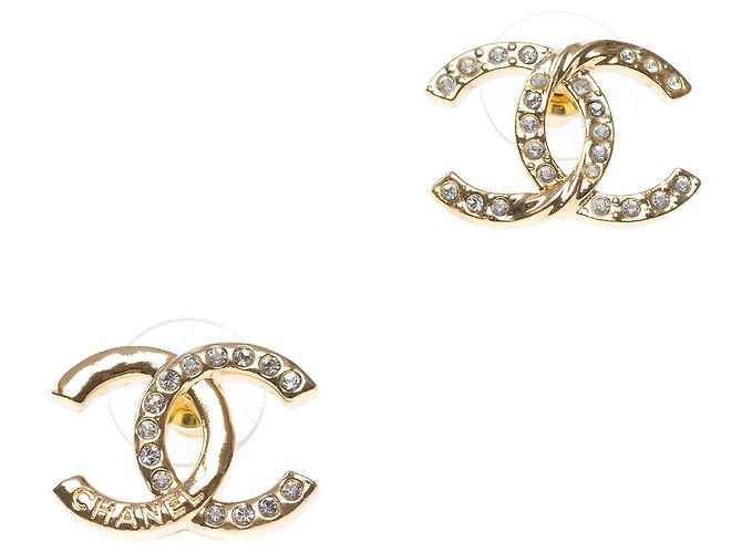 Gioielli CHANEL CC in Metallo Dorato - 101976 D'oro - vista 2