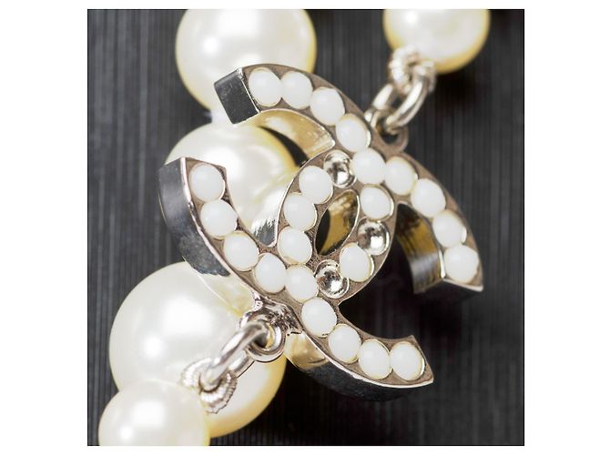 Gioielli CHANEL in Perla Bianca - 101452 Bianco - vista 5