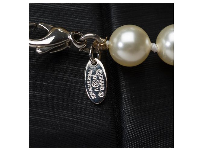 Gioielli CHANEL in Perla Bianca - 101452 Bianco - vista 6