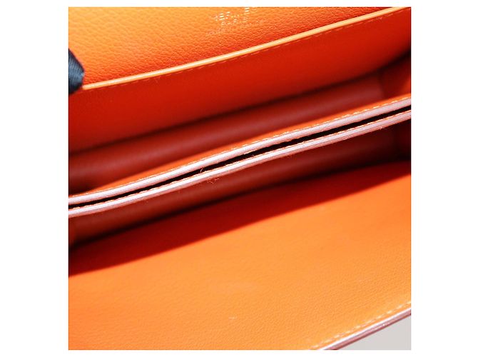 Hermès Borsa Mini Roulis Evercolor Arancione Hermes - vista 5