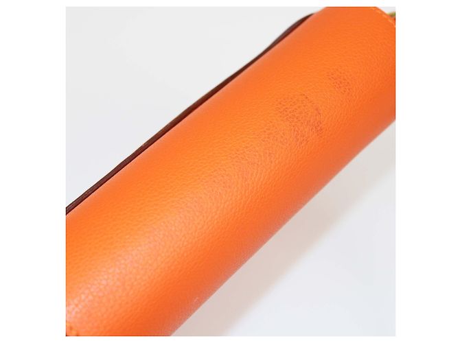 Hermès Borsa Mini Roulis Evercolor Arancione Hermes - vista 6