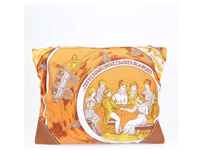 Hermès Borsa Silky City Hermes Gioco degli Omnibus e Dames Bianche - vista 3