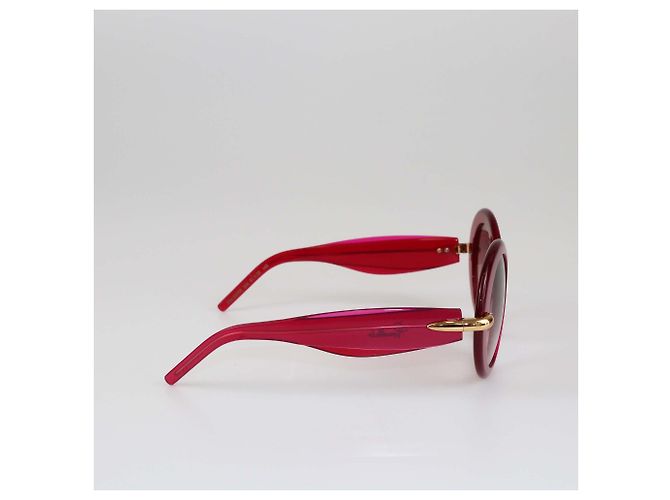 Pomellato Pink Round Oversized Sunglasses - vue 3