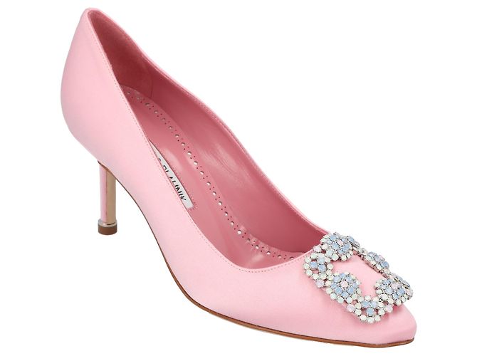 Manolo Blahnik Hangisi 070 Pump Rosa - vista 2