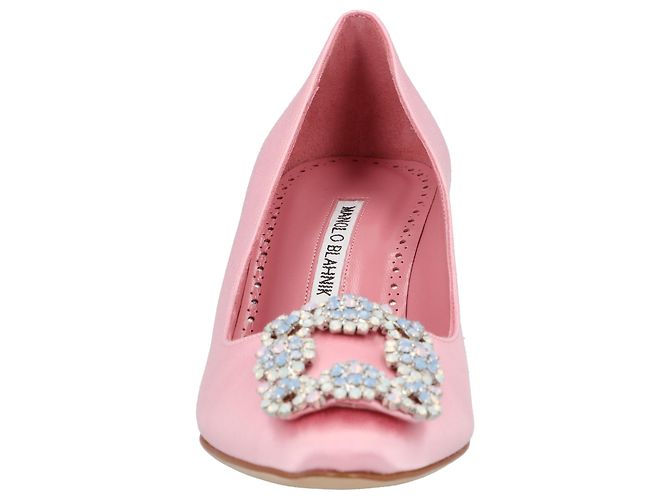 Manolo Blahnik Hangisi 070 Pump Rosa - vista 5