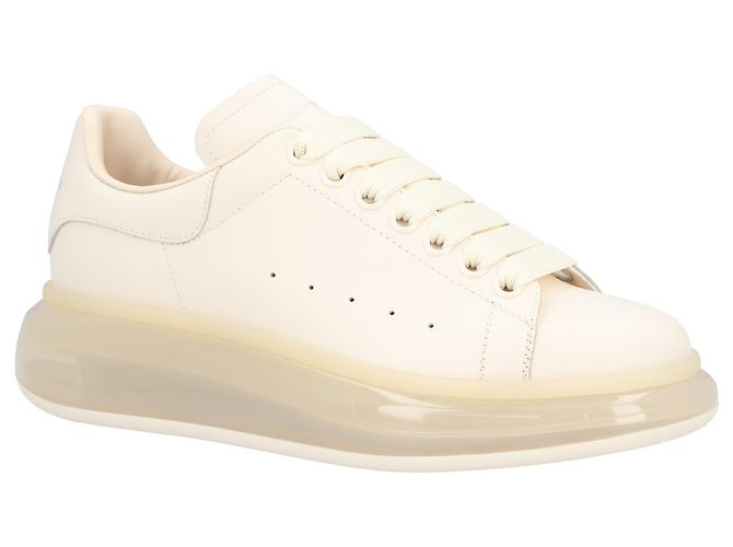Sneaker oversize da donna Alexander McQueen 'Larry' in beige Marrone - vista 5