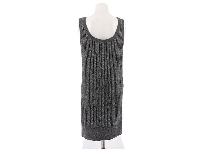 Dolce & Gabbana Kleid T.IT 40 Synthetisch Grau - Ansicht 2