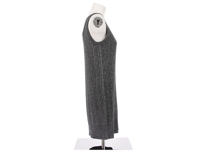 Dolce & Gabbana Kleid T.IT 40 Synthetisch Grau - Ansicht 3