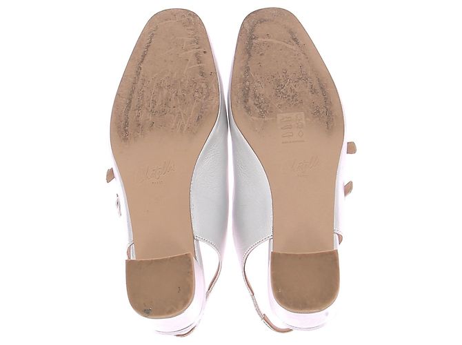 CHATELLES Bailarinas T.EU 37 Cuero Plata - vista 7
