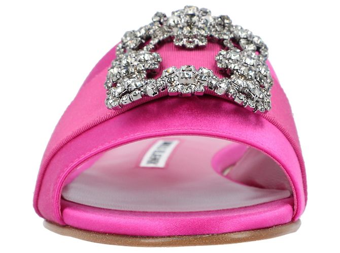 Manolo Blahnik Martamod Flat Viola - vista 4
