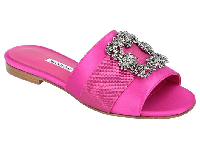 Manolo Blahnik Martamod Flat Viola - vista 2
