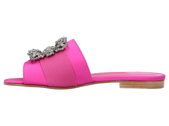 Manolo Blahnik Martamod Flat Viola - vista 6