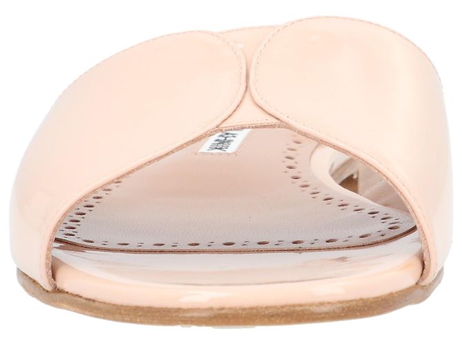 Manolo Blahnik Houramu Flat Bege - vista 5