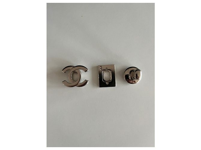 Chiusura originale CC di Chanel (borsa classica) gioielleria argentata Argento - vista 5