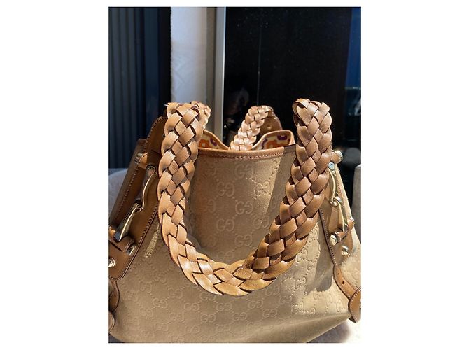 Gucci Pelham Handtasche Wildleder Camel Kamel - Ansicht 4