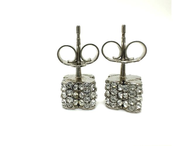 Orecchini in strass Fast Flower argento Louis Vuitton - vista 2