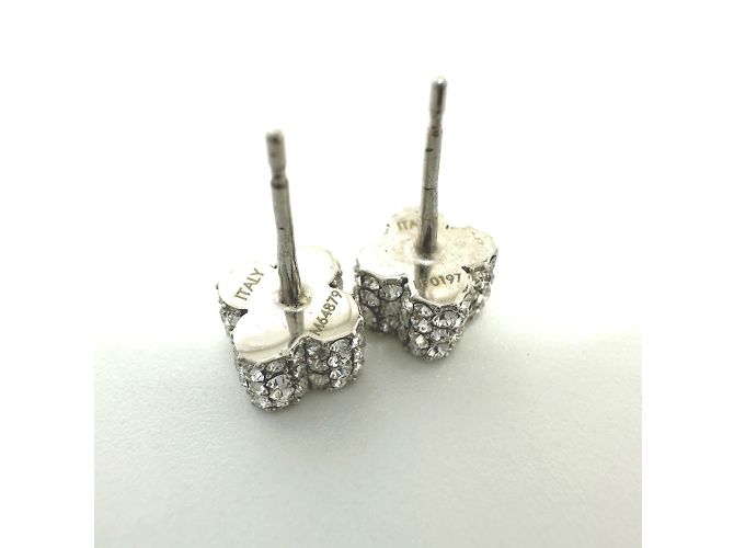 Orecchini in strass Fast Flower argento Louis Vuitton - vista 7