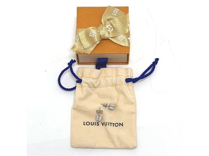 Orecchini in strass Fast Flower argento Louis Vuitton - vista 8