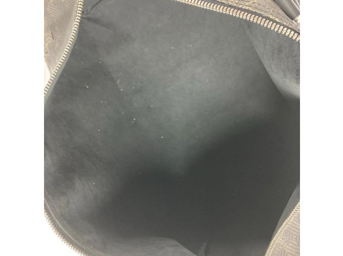 Borsa Keepall 45 Damier Carbon Louis Vuitton Nero - vista 16