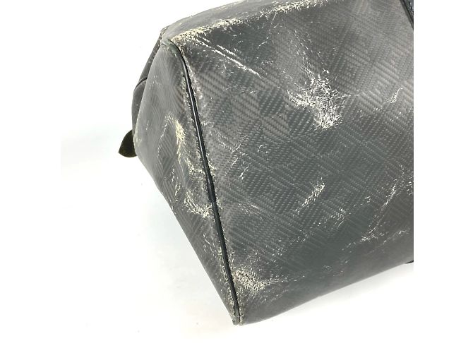 Borsa Keepall 45 Damier Carbon Louis Vuitton Nero - vista 9