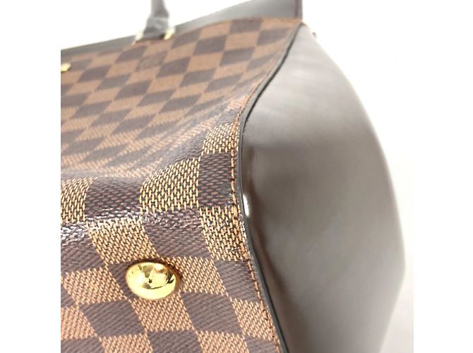 Borsa a Spalla Louis Vuitton Damier Rivoli MM Marrone Damier ebene - vista 10