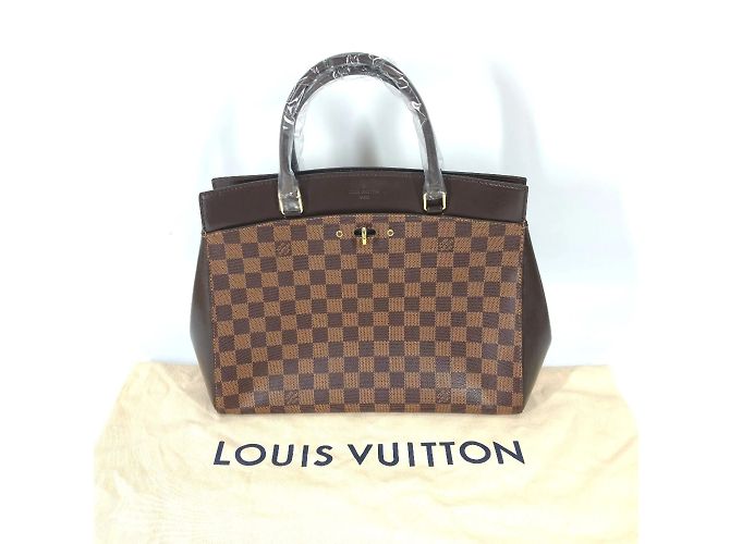 Borsa a Spalla Louis Vuitton Damier Rivoli MM Marrone Damier ebene - vista 15