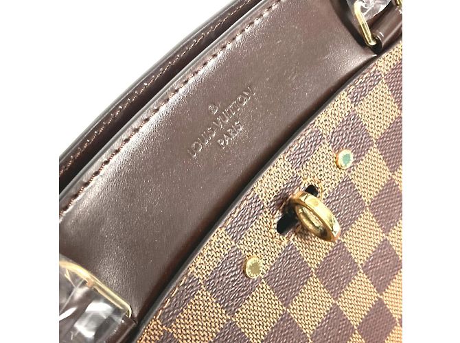 Borsa a Spalla Louis Vuitton Damier Rivoli MM Marrone Damier ebene - vista 17