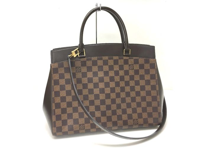 Borsa a Spalla Louis Vuitton Damier Rivoli MM Marrone Damier ebene - vista 3