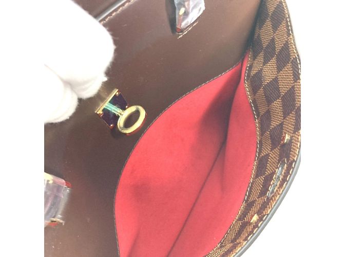 Borsa a Spalla Louis Vuitton Damier Rivoli MM Marrone Damier ebene - vista 8