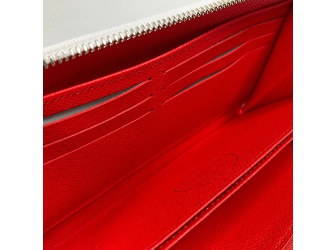 Cartera Zippy Edición Limitada Epi Louis Vuitton Blanco Roja - vista 10