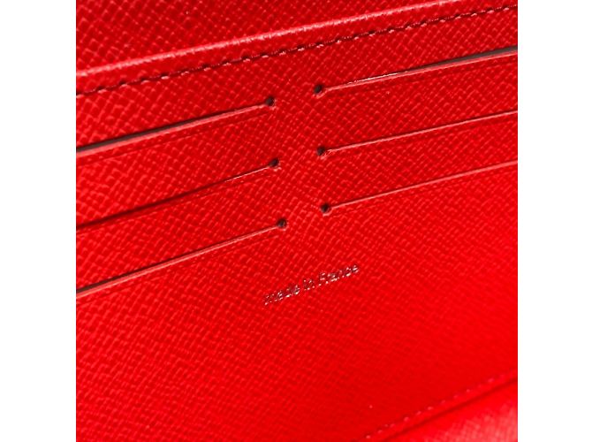 Cartera Zippy Edición Limitada Epi Louis Vuitton Blanco Roja - vista 12
