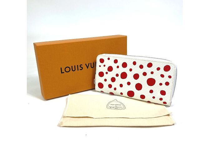 Cartera Zippy Edición Limitada Epi Louis Vuitton Blanco Roja - vista 14