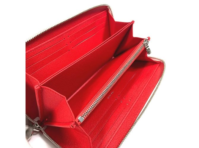 Cartera Zippy Edición Limitada Epi Louis Vuitton Blanco Roja - vista 8