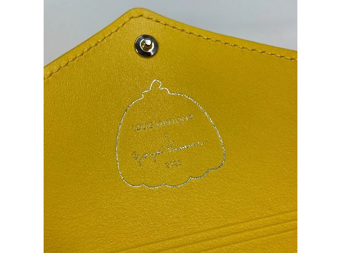 Pochette Kirigami Yayoi Kusama di Louis Vuitton Nero Giallo - vista 10