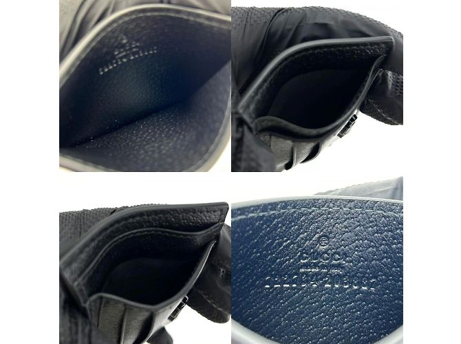 Tarjetero de cuero negro Gucci - vista 10