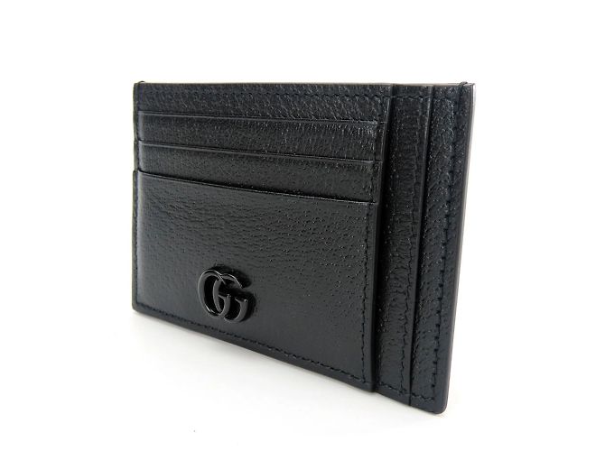 Tarjetero de cuero negro Gucci - vista 2