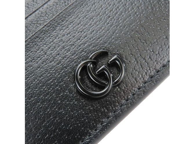 Tarjetero de cuero negro Gucci - vista 5