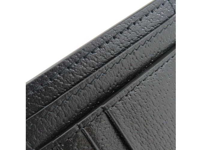 Tarjetero de cuero negro Gucci - vista 7