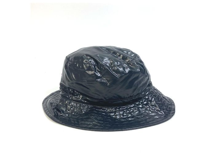 Cappello bucket in nylon nero Louis Vuitton - vista 4