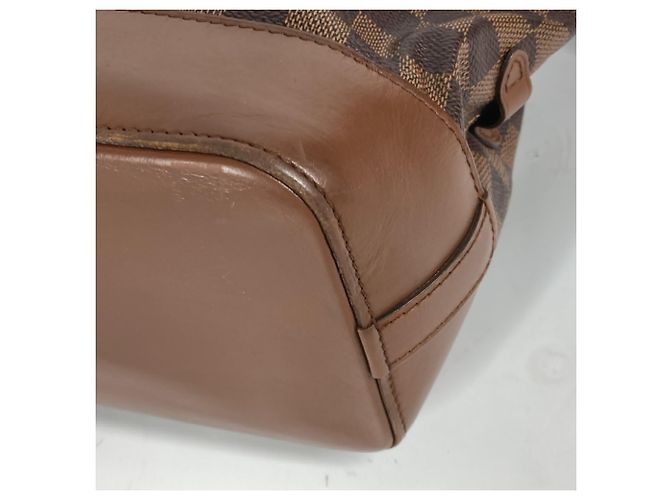 Bucket Borsa a Spalla Damier Diane di Louis Vuitton Marrone Damier ebene - vista 7