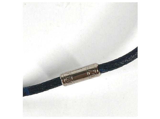 Colar Monogram Eclipse Louis Vuitton Azul marinho Monograma - vista 2