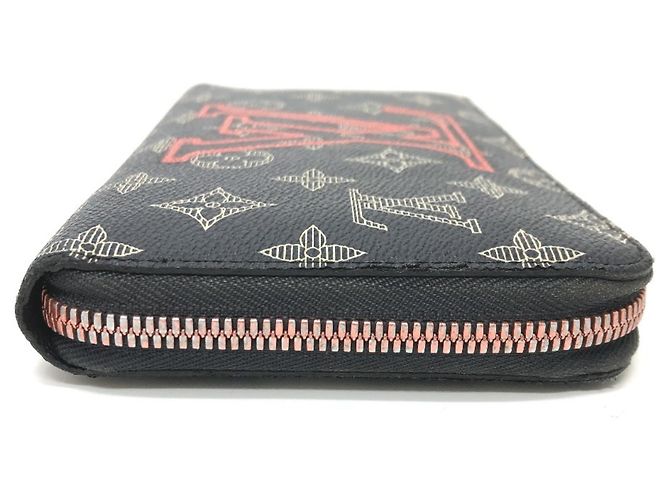 Organizer da viaggio Zippy in inchiostro Monogram capovolto Louis Vuitton Nero Rosso Blu navy - vista 2
