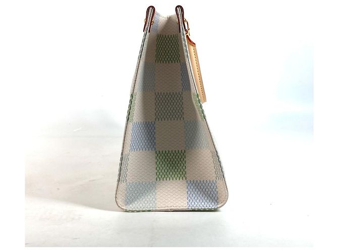 Borsa tote On the Go MM Damier Pastel Louis Vuitton Bianco - vista 12